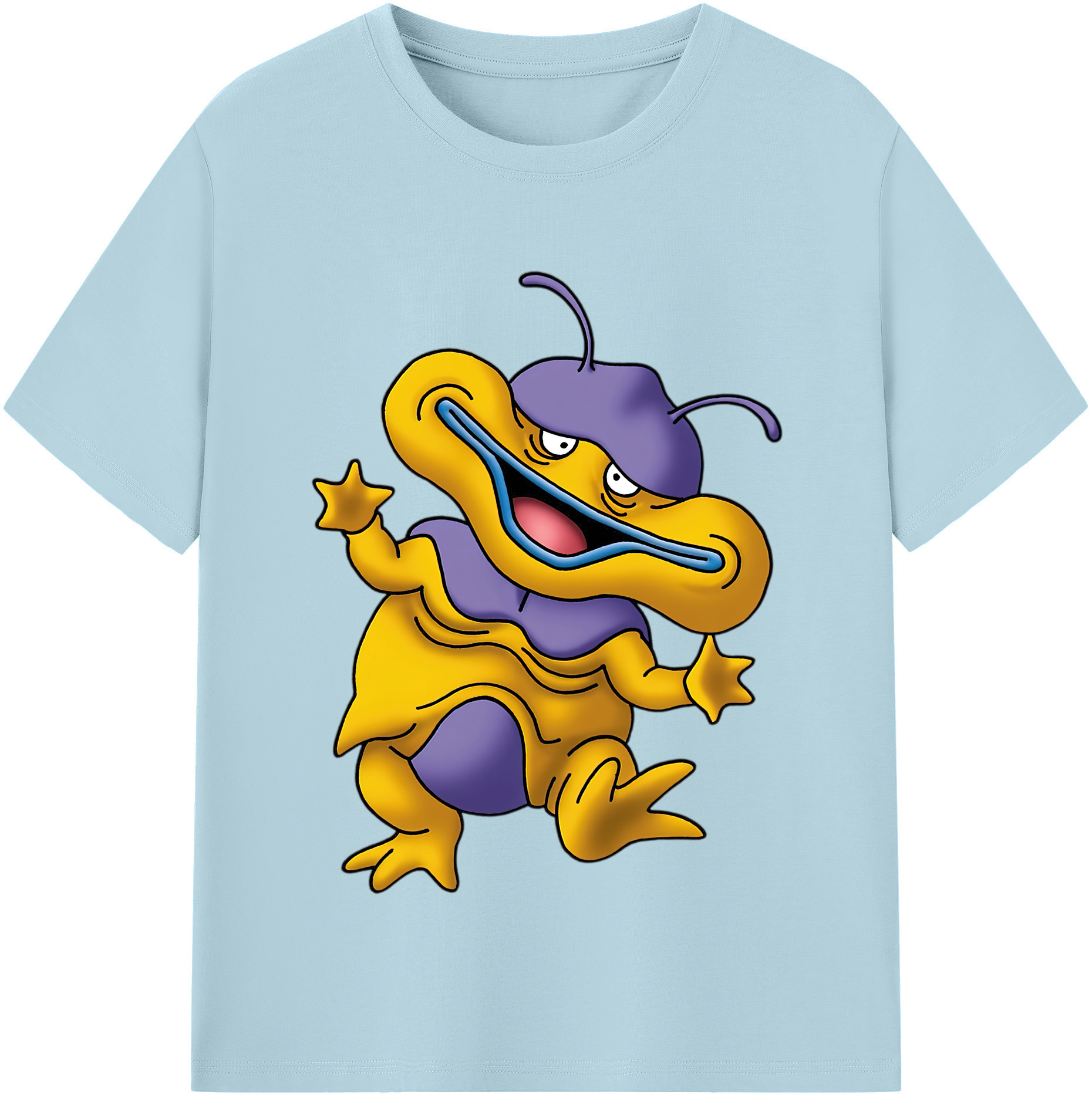 （画像用） ドラゴンクエスト Doragon Kuesuto Dragon Quest 綿100％半袖Tシャツ（フロントプリント）